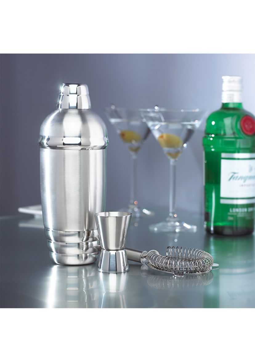 Tuscany Metal Shaker & Strainer Set