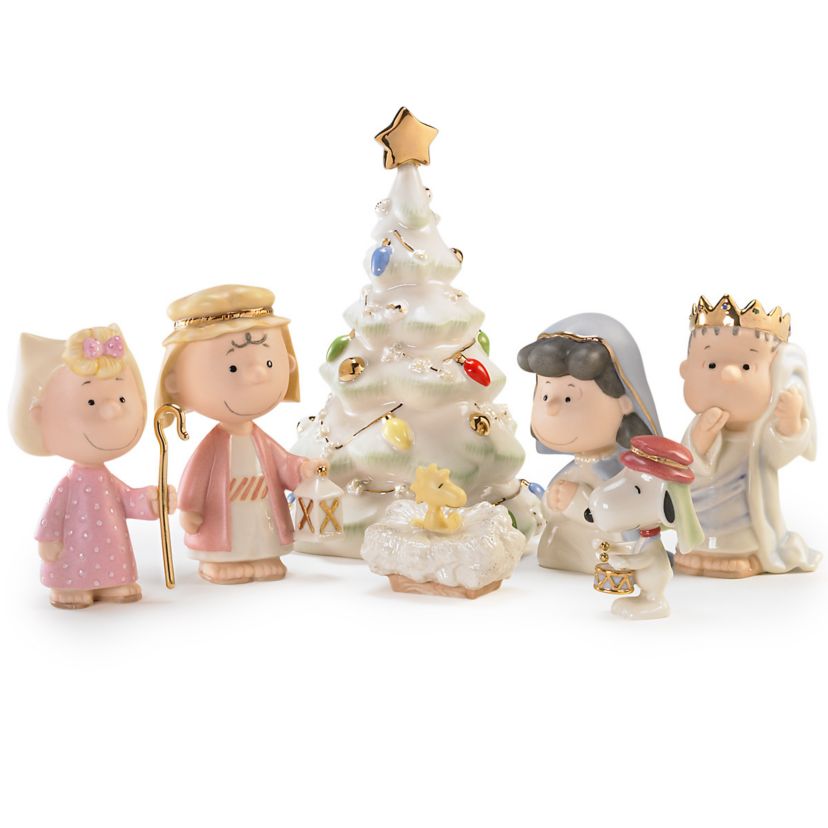 Peanuts 7-Piece Christmas Pageant Figurines