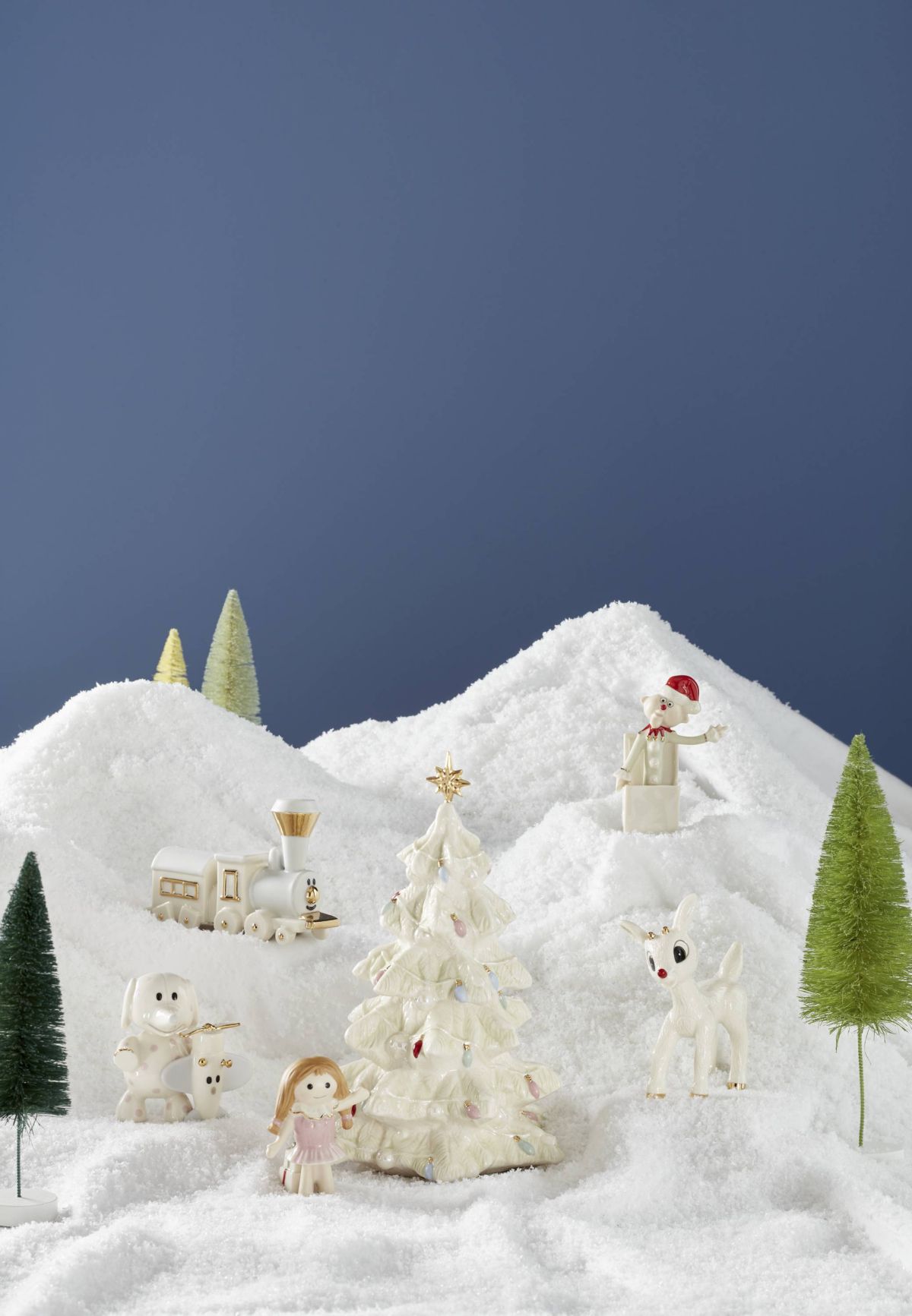 Rudolph The Red-Nosed Reindeer & The Misfit Toys 6-Piece Figurine Set