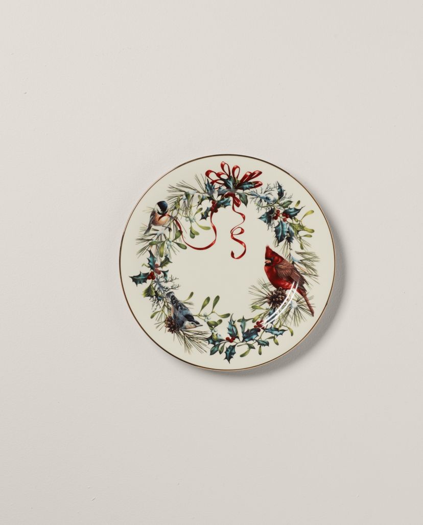 Winter Greetings 6-Piece Dinner Plate Set