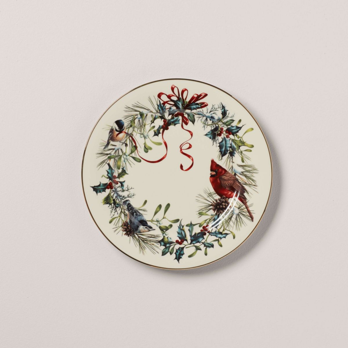 Winter Greetings 6-Piece Dinner Plate Set