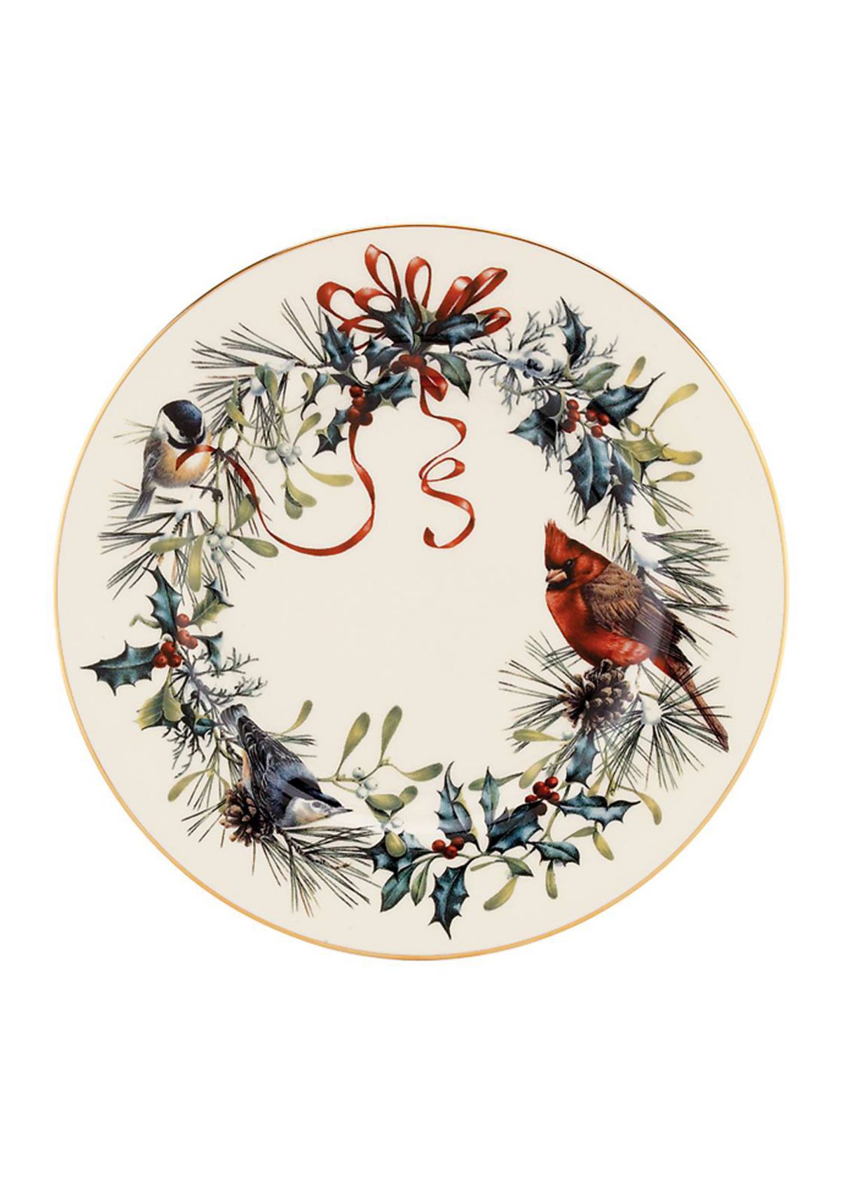 Winter Greetings 6-Piece Salad Plate Set