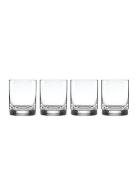 Lenox Tuscany Classics 4-Piece Cylinder Double Old Fashioned Glass Set