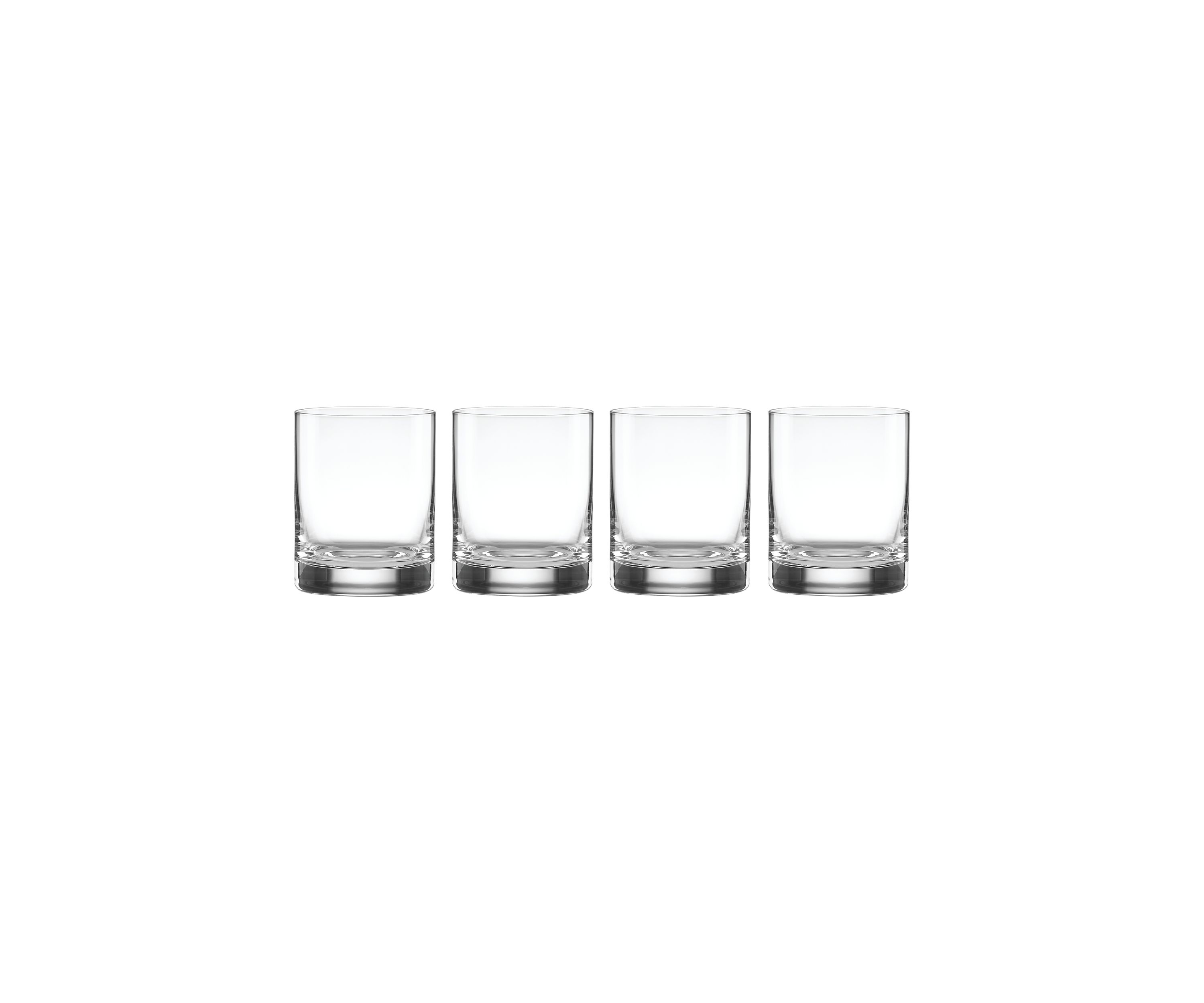 Tuscany Classics 4-Piece Cylinder Double Old Fashioned Glass Set
