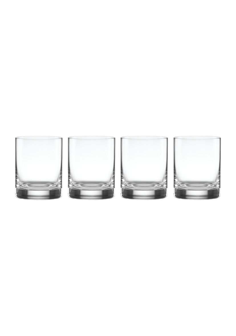 Tuscany Classics 4-Piece Cylinder Double Old Fashioned Glass Set