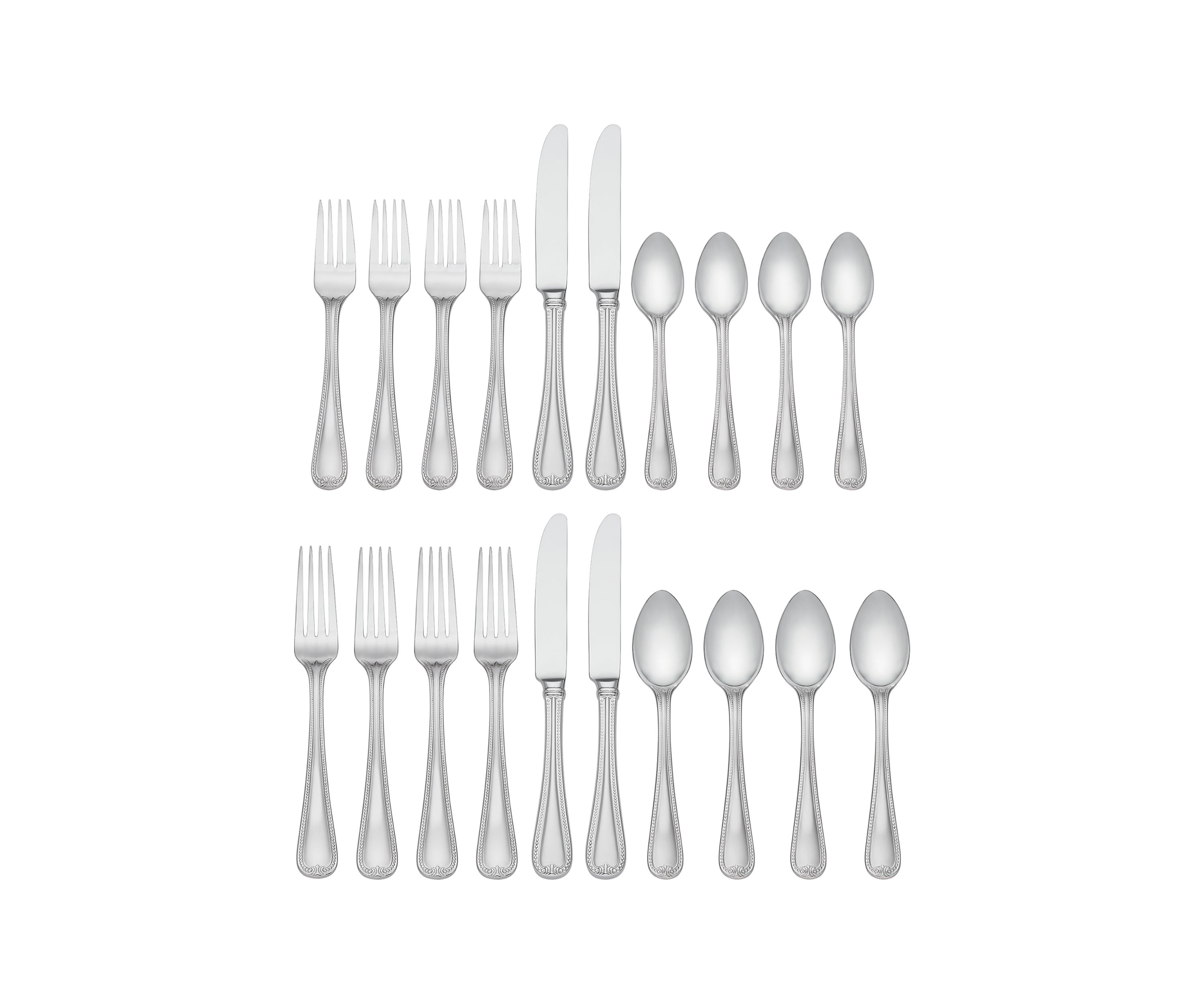 Vintage Jewel 20-Piece Flatware Set