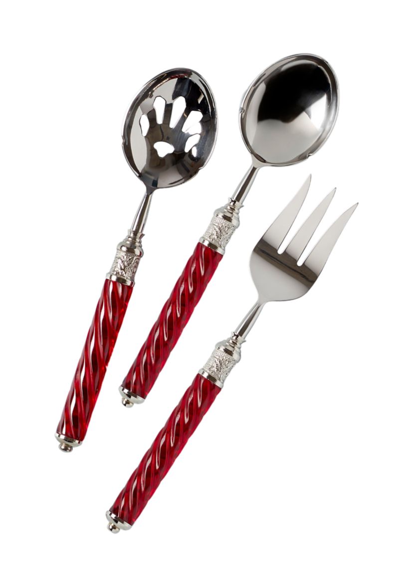 Holiday Jewel 3-Piece Serving Set
