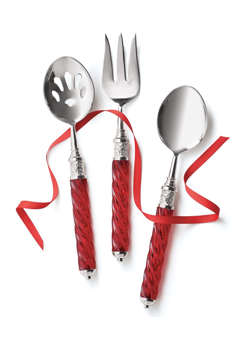 Holiday Jewel 3-Piece Serving Set
