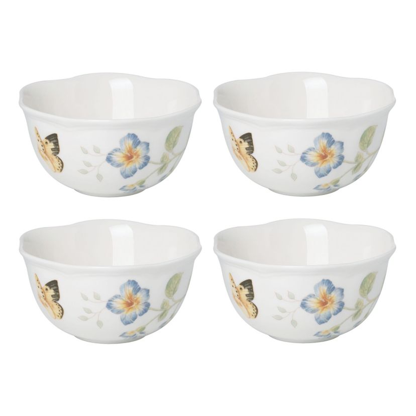 Butterfly Meadow 4-Piece Dessert Bowl Set