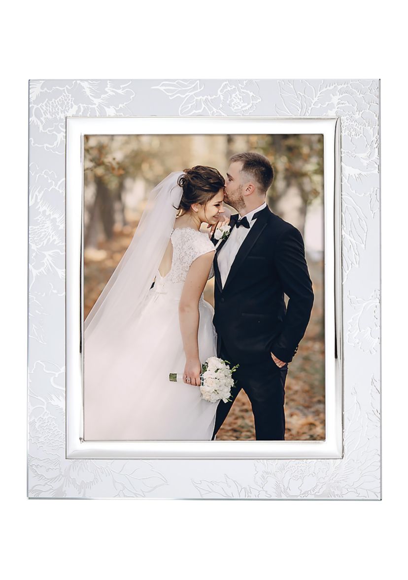 Silver Peony 8 x 10 Frame