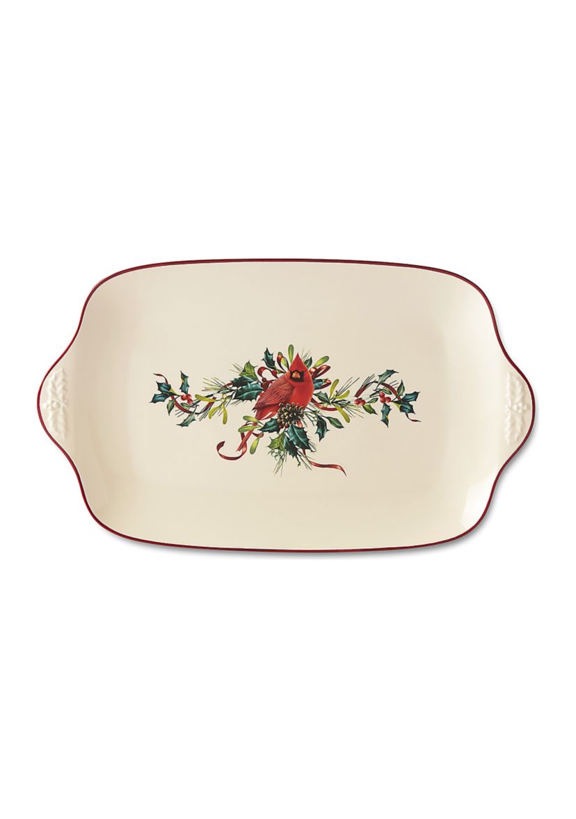Winter Greetings Oversized Platter