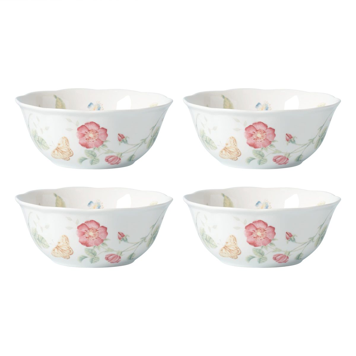 Butterfly Meadow 4-Piece Large All-Purpose Bowl Set