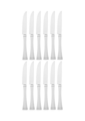 Lenox Portola 12-Piece Steak Knife Set, Silver