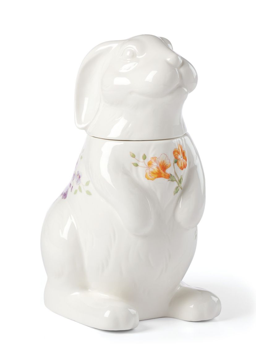 Butterfly Meadow Bunny Cookie Jar