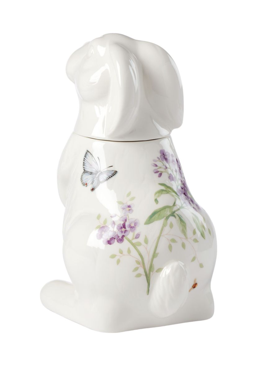 Butterfly Meadow Bunny Cookie Jar
