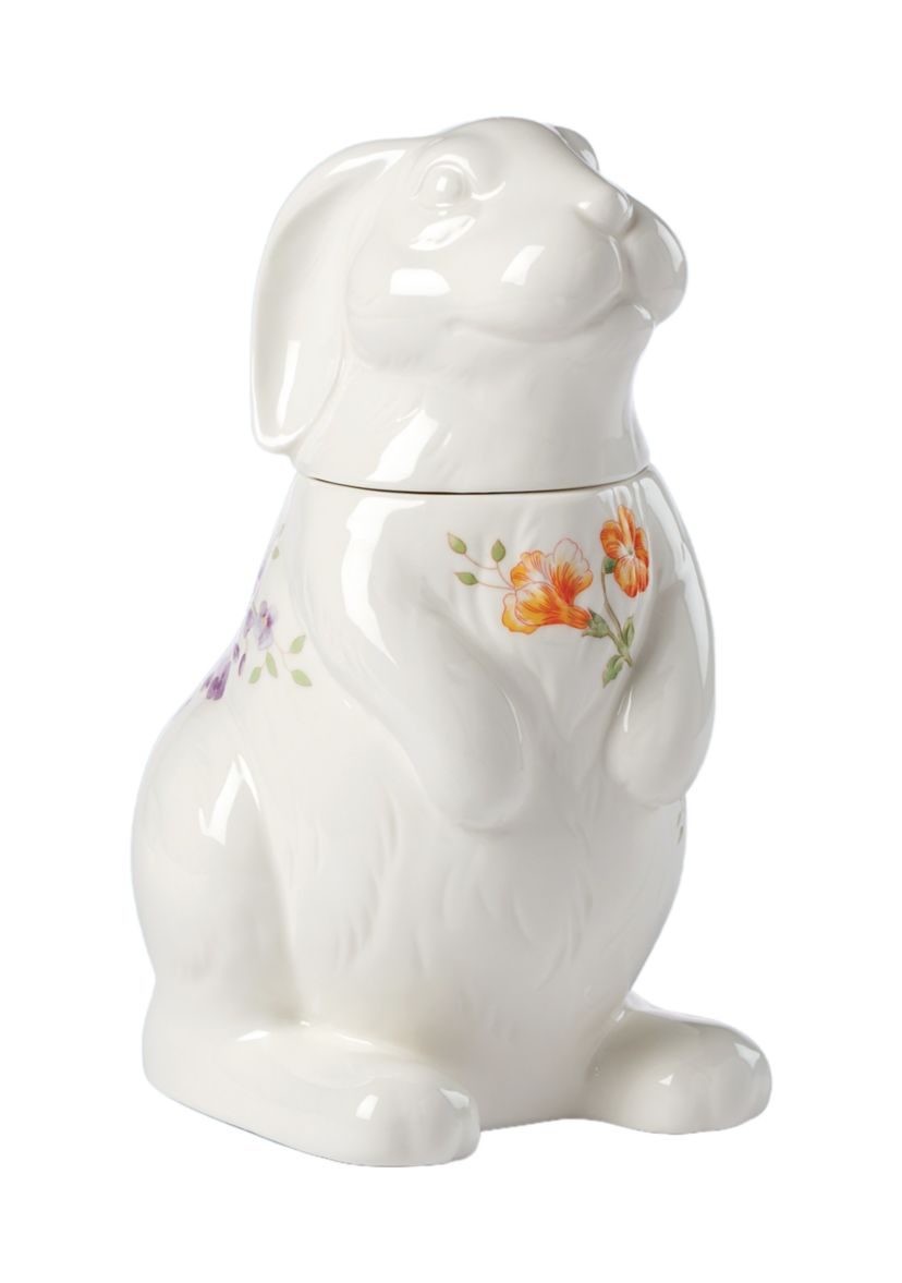 Butterfly Meadow Bunny Cookie Jar