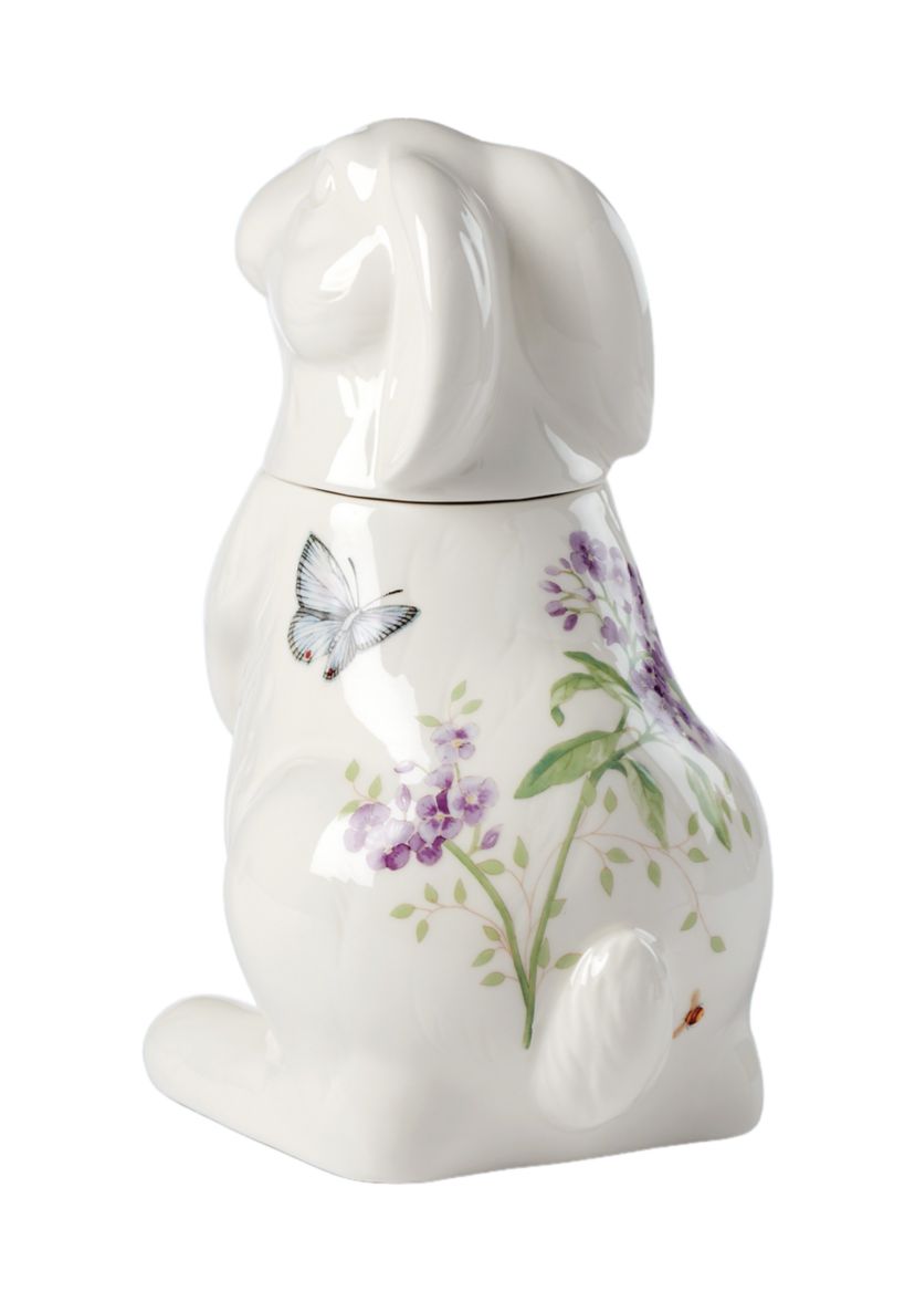 Butterfly Meadow Bunny Cookie Jar