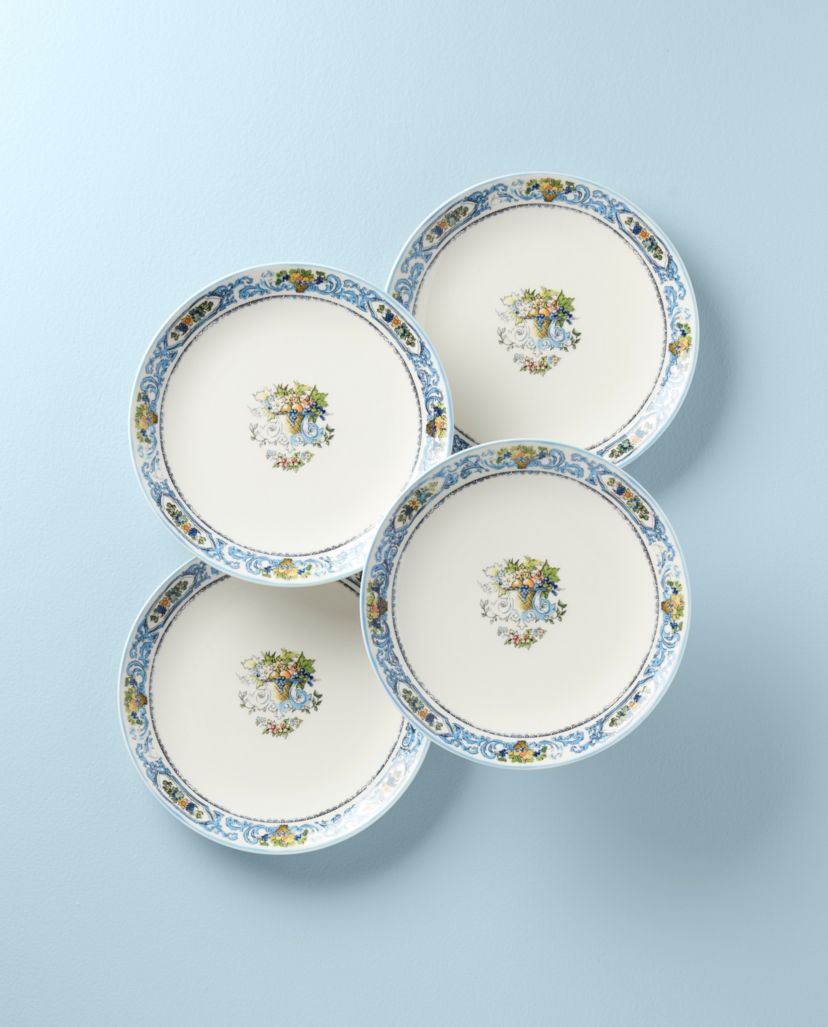 Autumn Studio 4-Piece Dinner Plate Set