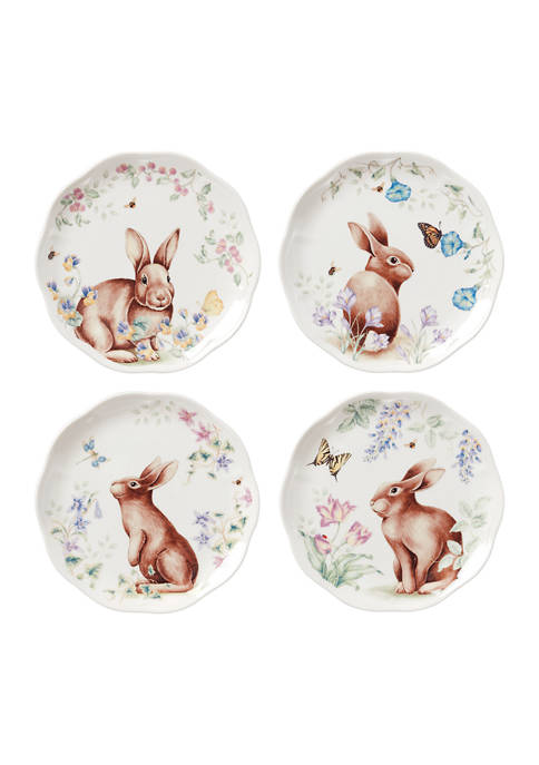 Lenox® Butterfly Meadow Bunny Accent Plate Set of