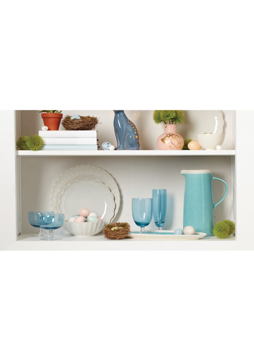 French Perle Scallop 12-Piece Dinnerware Set