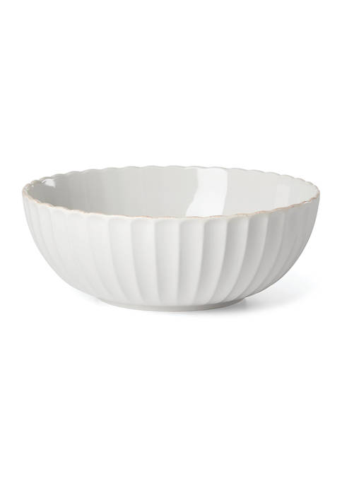 Lenox® French Perle Scallop Serving Bowl