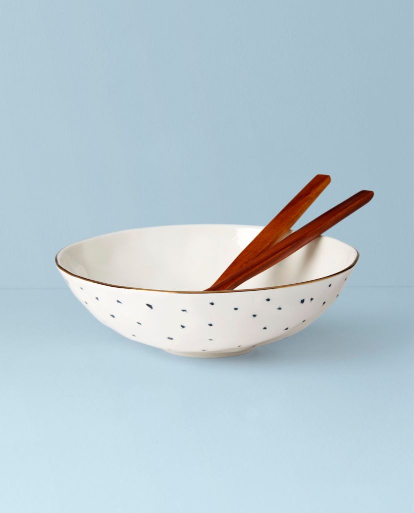Blue Bay Salad Bowl & Server Set