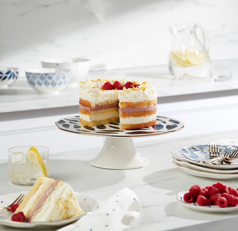 Blue Bay Cake Plate