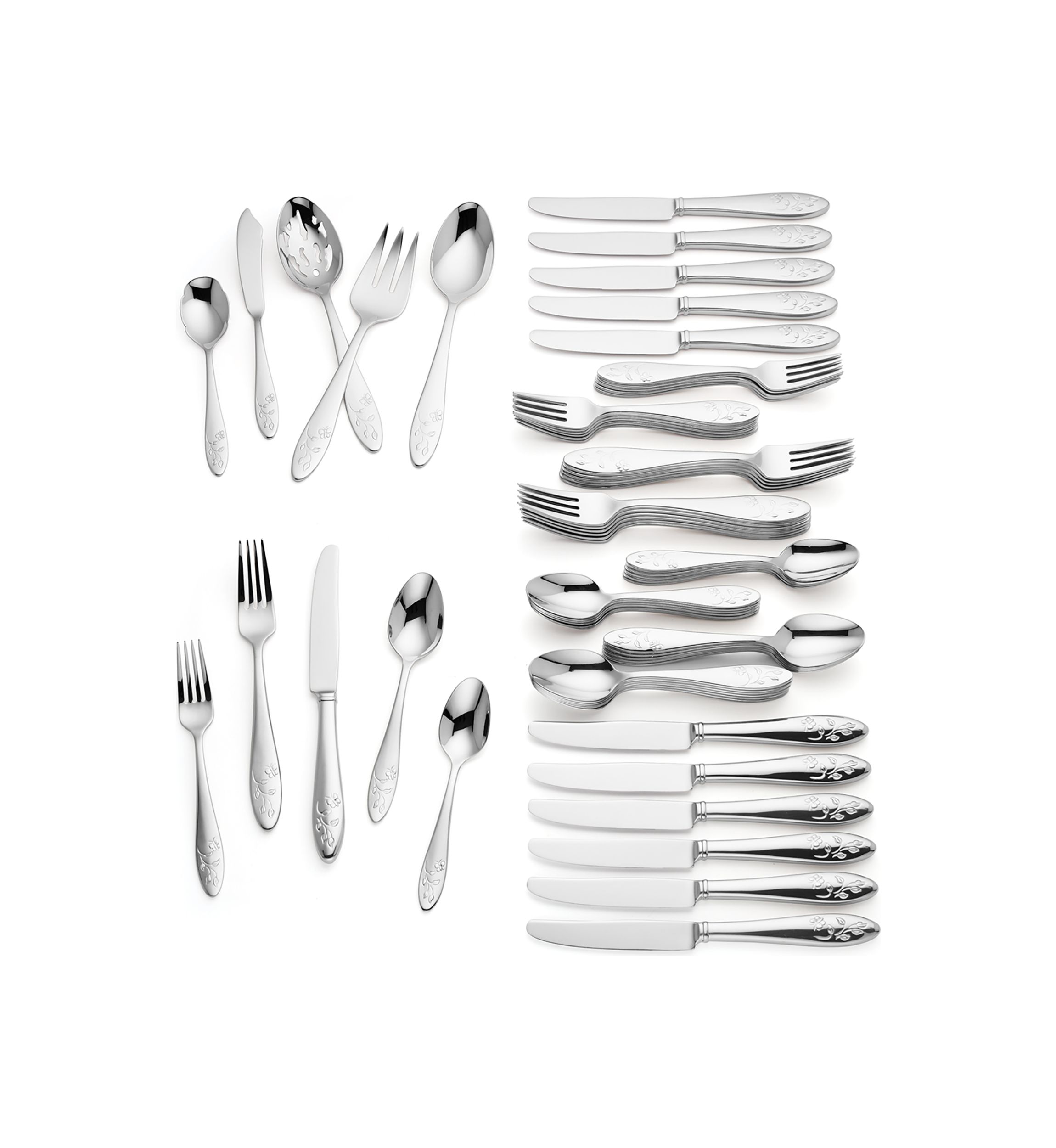 Butterfly Meadow 65-Piece Flatware Set
