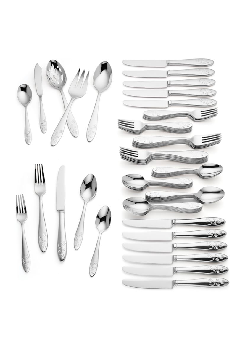 Butterfly Meadow 65-Piece Flatware Set
