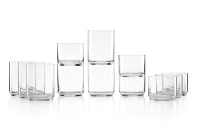 Tuscany Classics Stackable 12-Piece Tall & Short Glasses