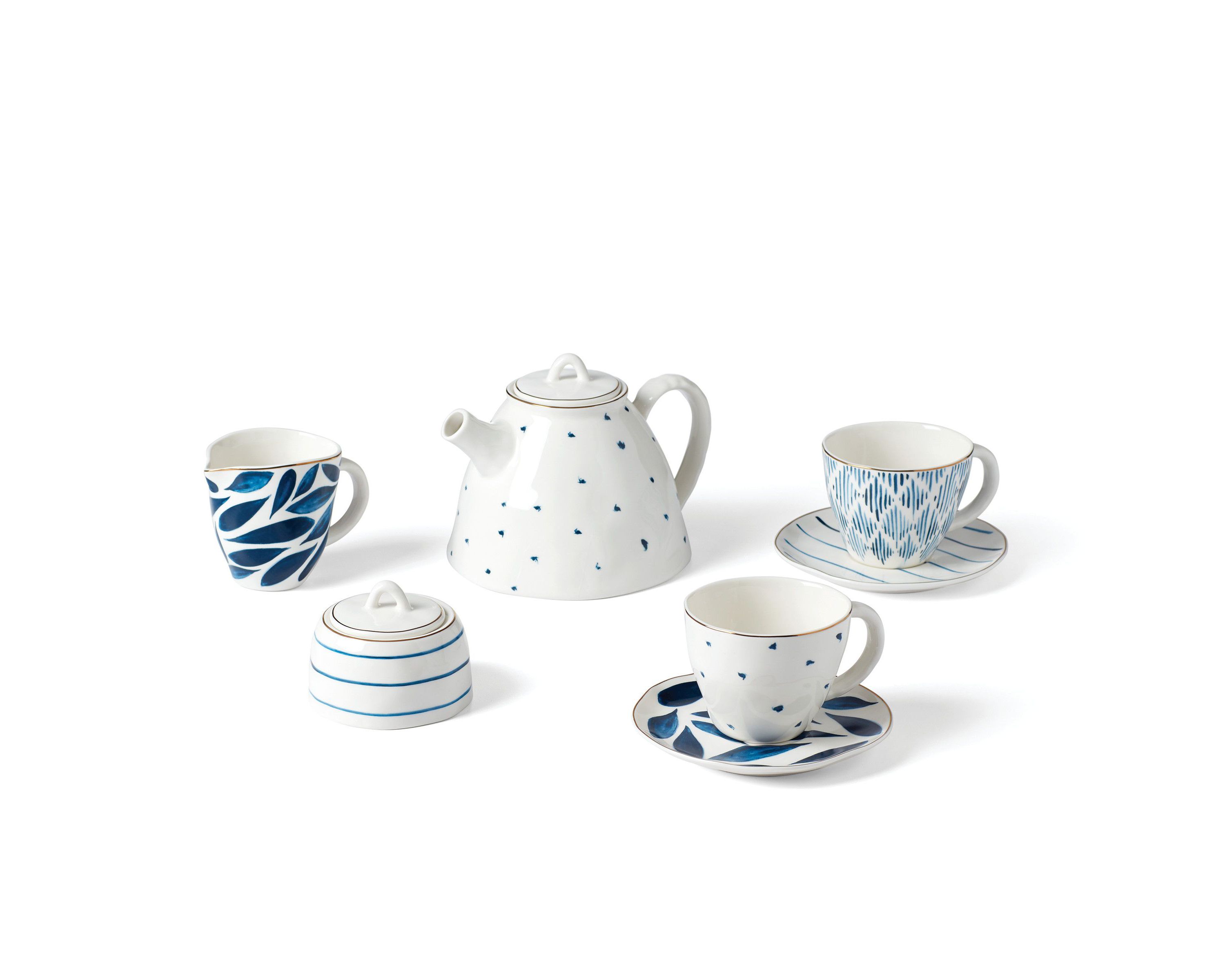 Blue Bay 9-Piece Tea Set