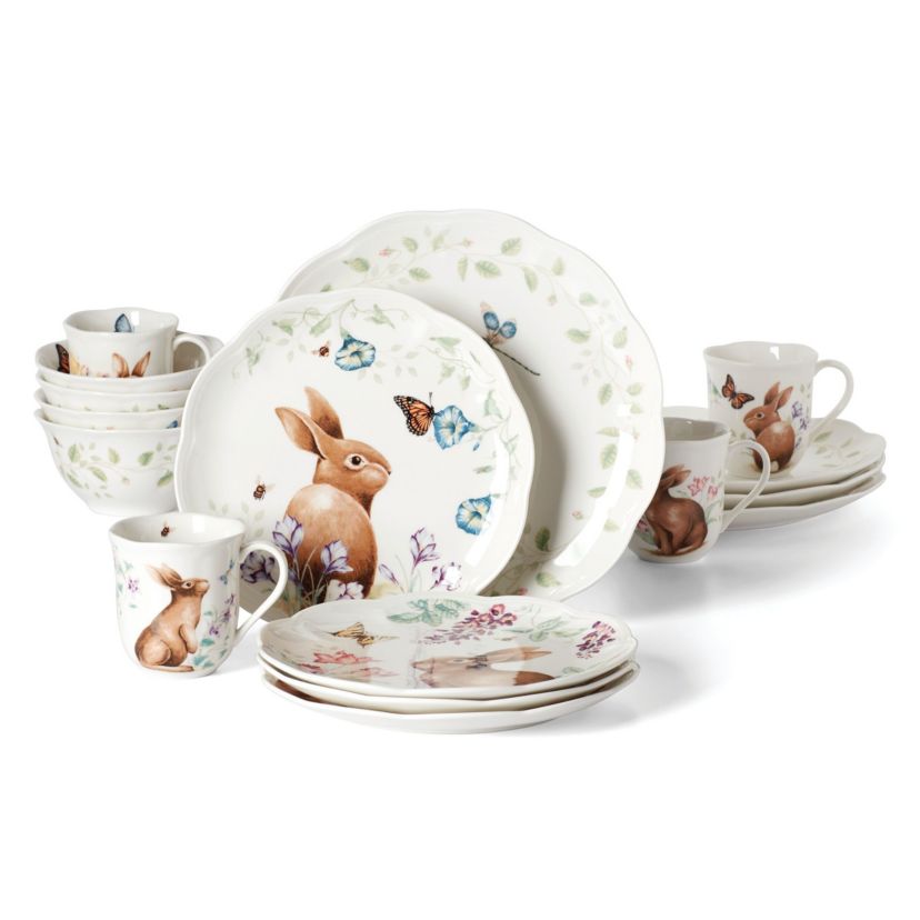 Butterfly Meadow Bunny 16-Piece Set