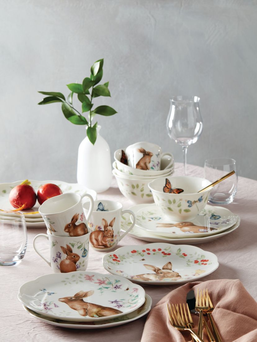 Butterfly Meadow Bunny 16-Piece Set
