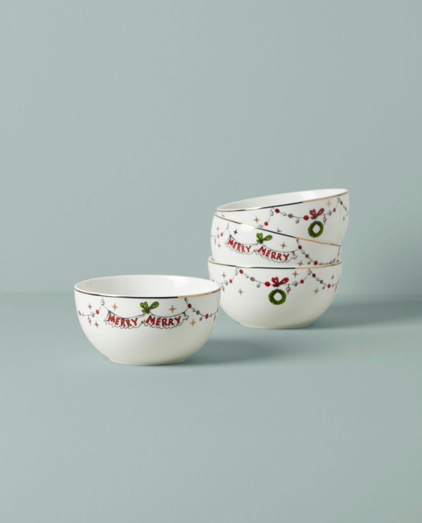 Merry Grinchmas Assorted All-Purpose Bowls, Set of 4