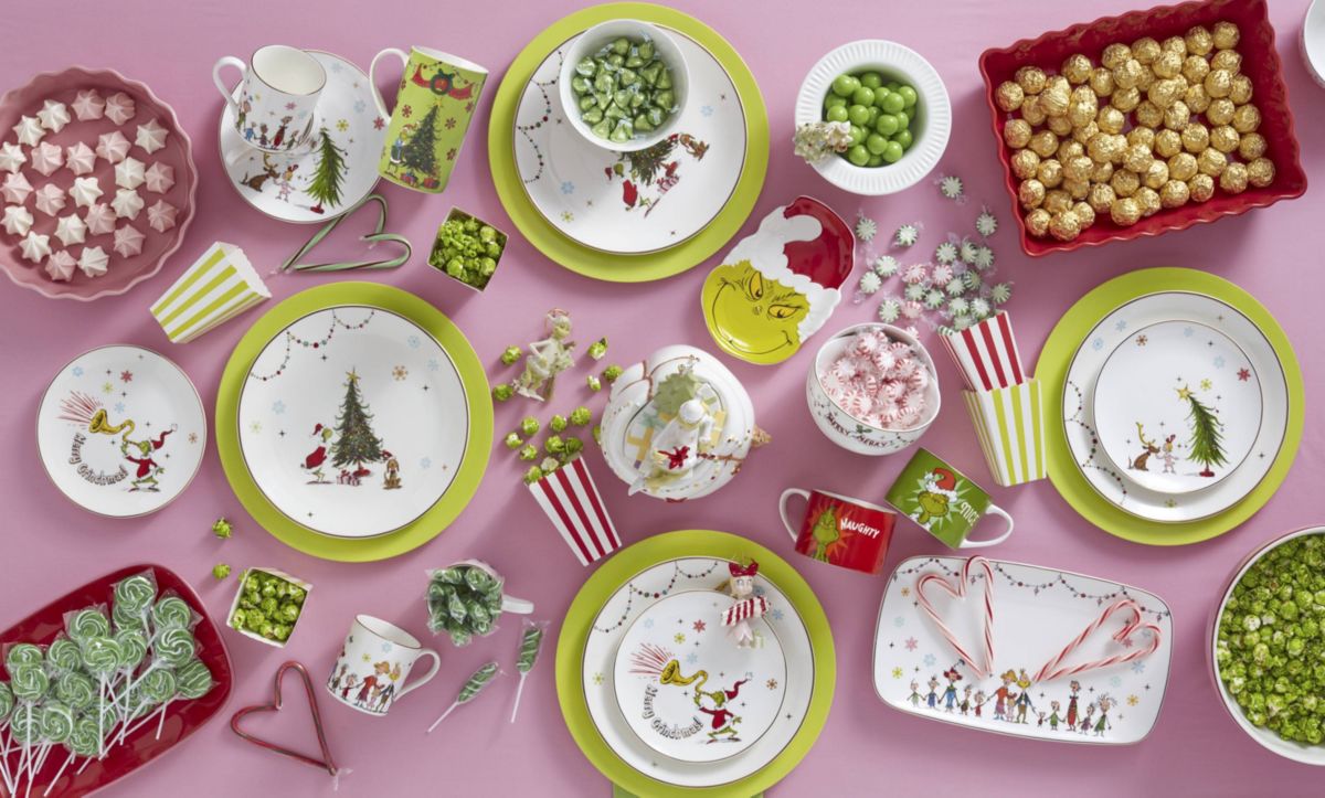 Merry Grinchmas Mugs, Set of 4