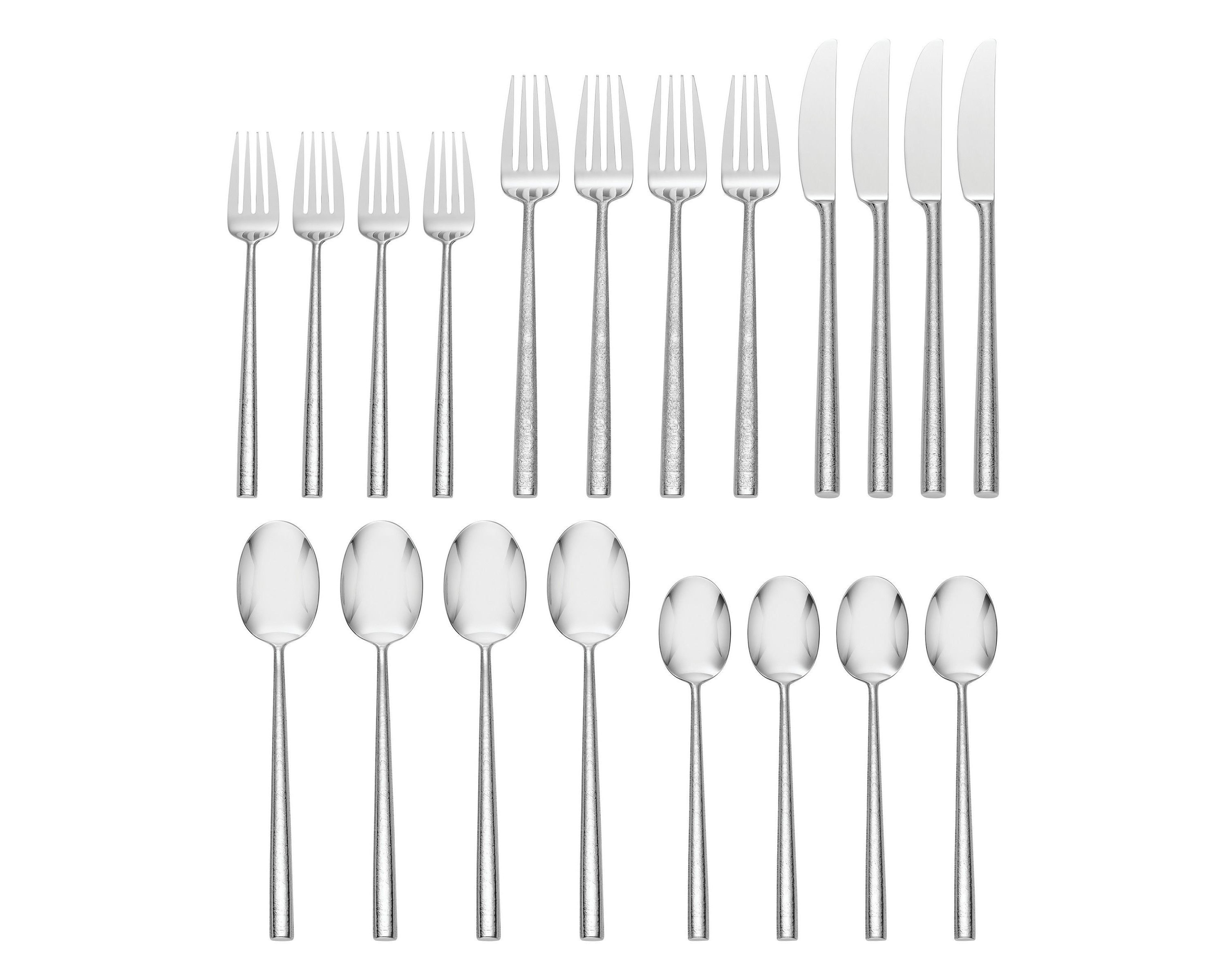 Summit 20 Piece Everyday Flatware Set, Service for 4