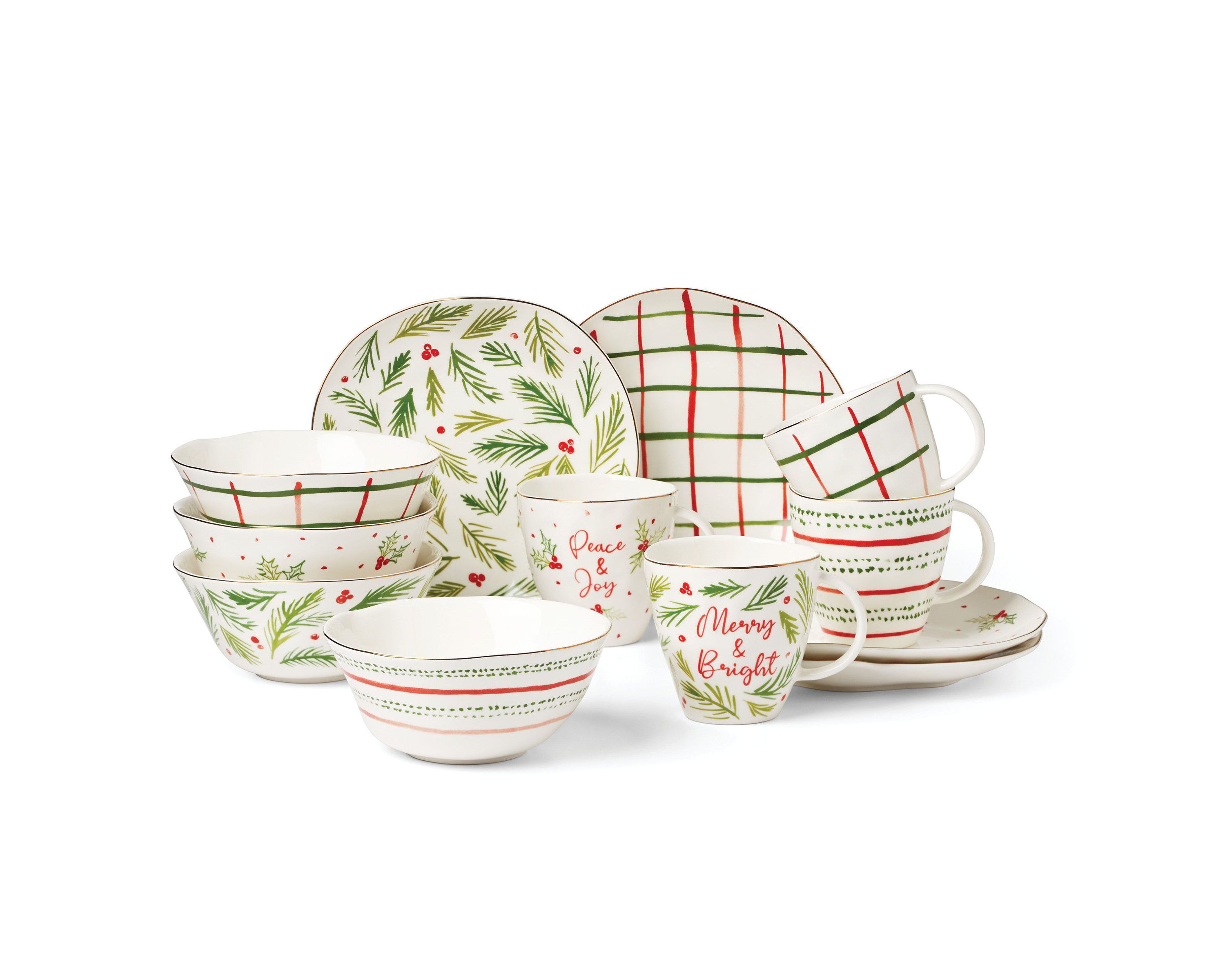 Bayberry 12-Piece Dessert Set