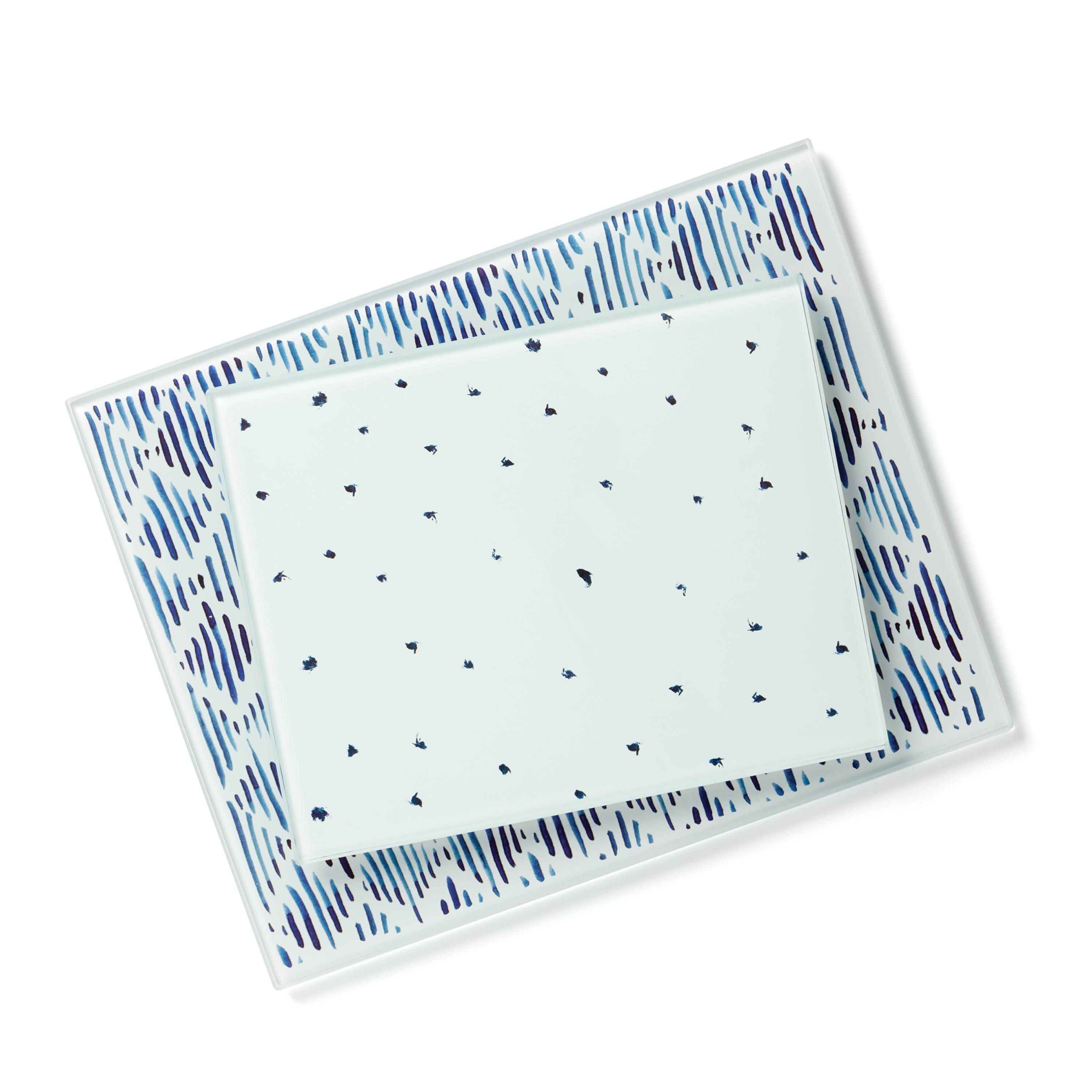 Blue Bay 2-Piece Glass Cutting Board Set