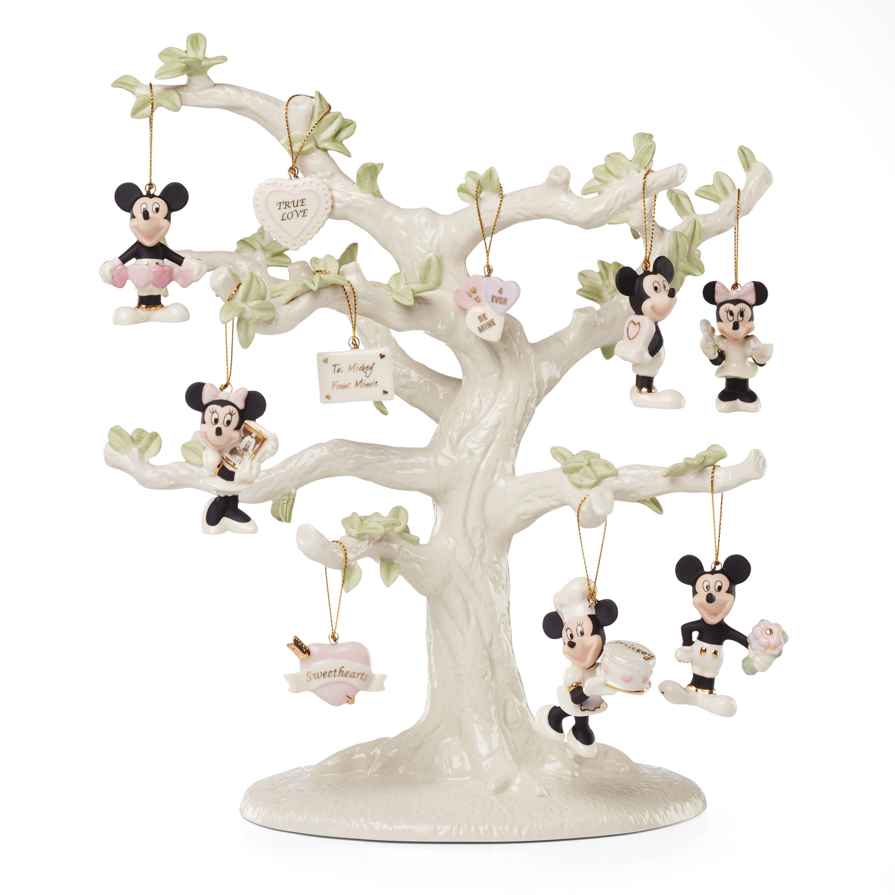 Disney Romantic Moments 10-Piece Mini Ornament Set