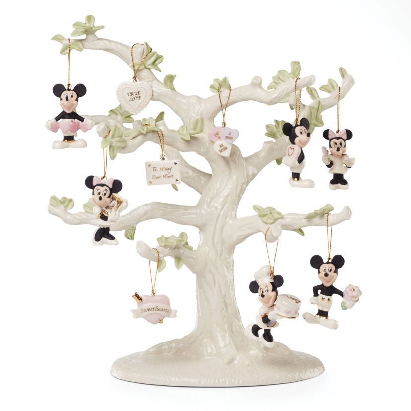 Disney Romantic Moments 10-Piece Mini Ornament Set