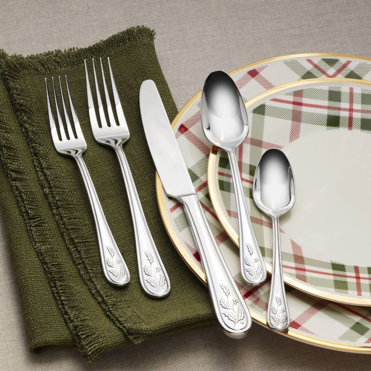 Holiday 65-Piece Flatware Set