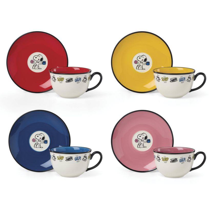 Lenox® CHEF SNOOPY TEA CUP & SAUCER, S/4 | Belk