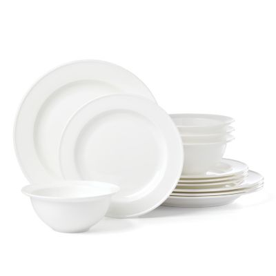 Lenox Studio 1414 Rimmed 12-Piece Dinnerware Set