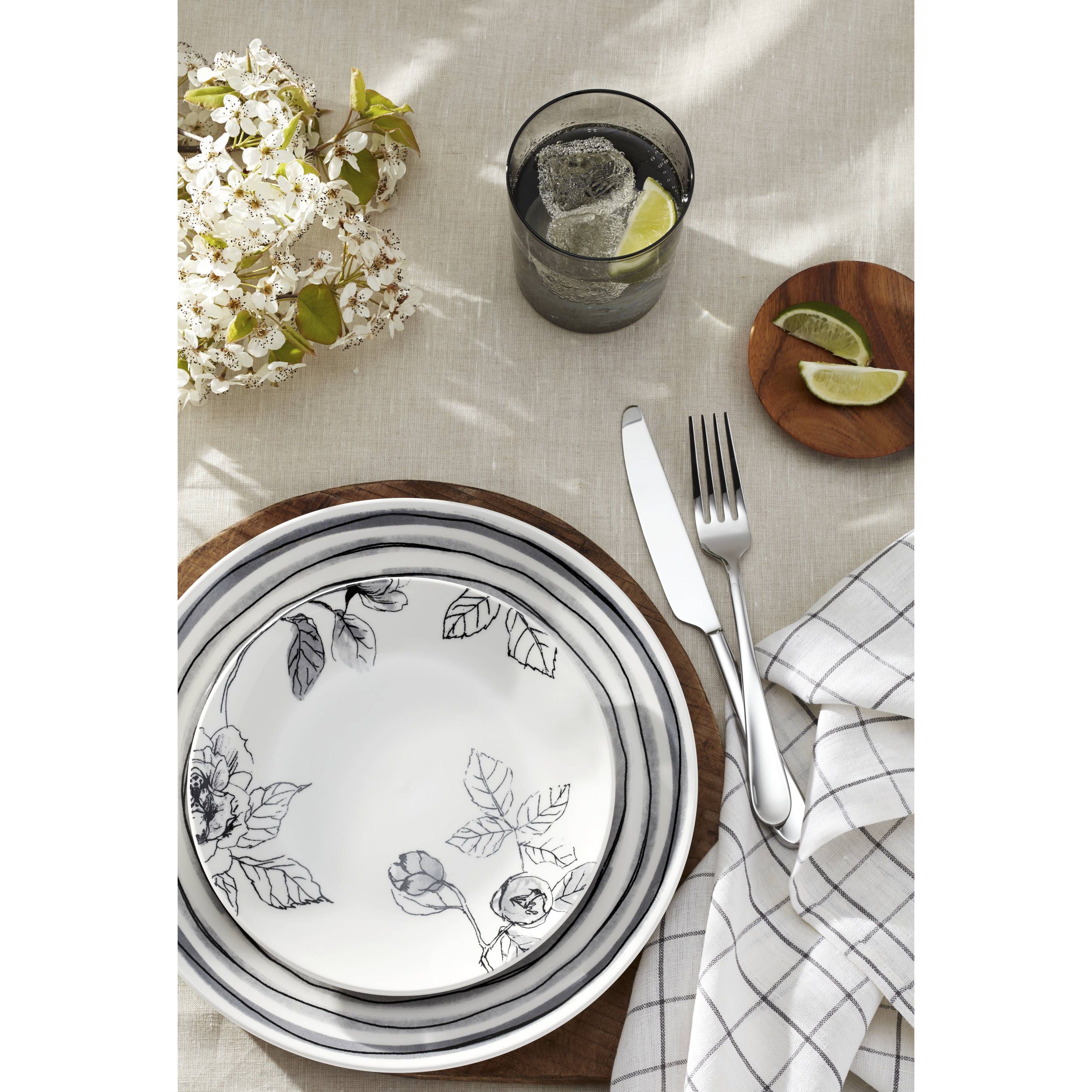 Sketchbook 12 Piece Dinnerware Set
