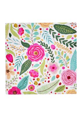 Sophistiplate Set of 16 Blossoms Lunch Napkins | belk