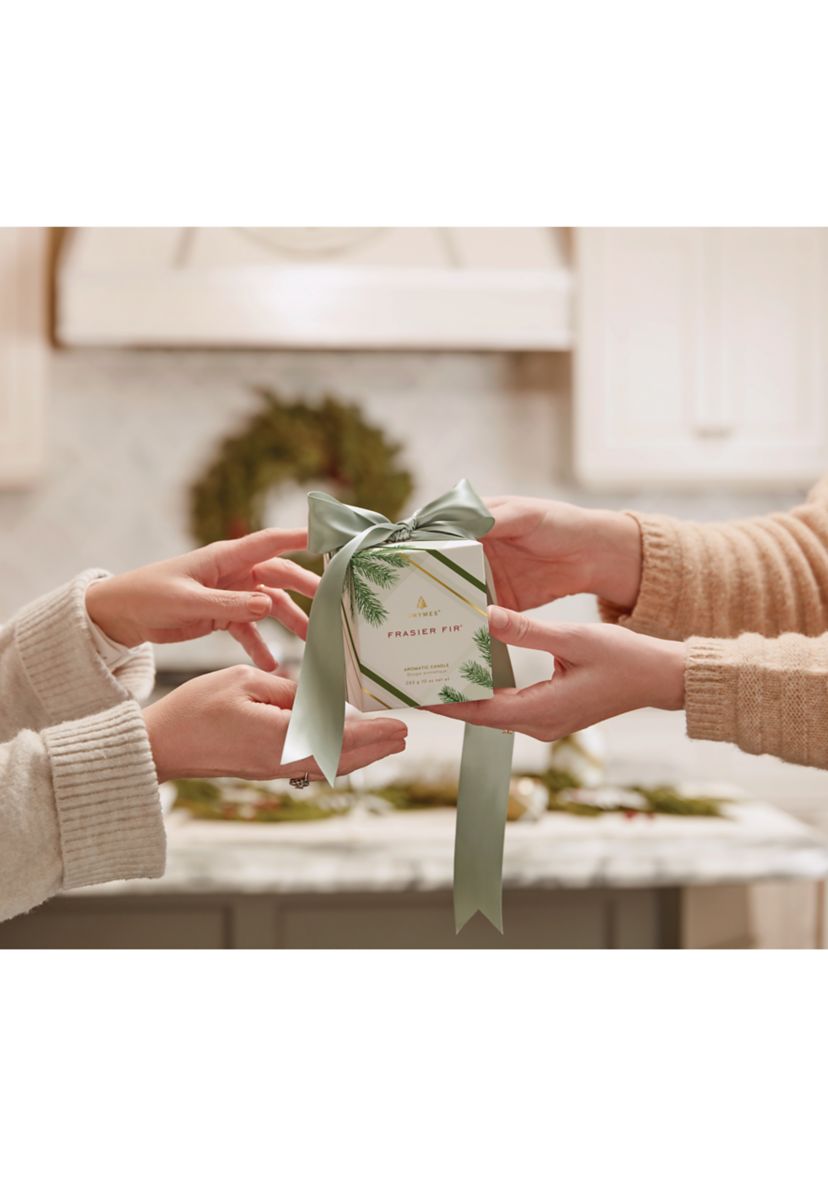 Frasier Fir Frosted Plaid 6.5 oz Poured Candle