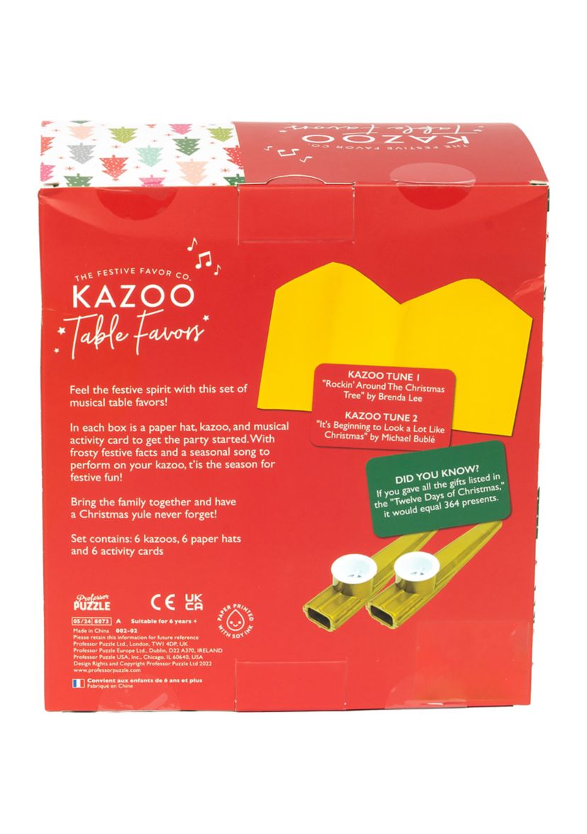 Kazoo Table Favors