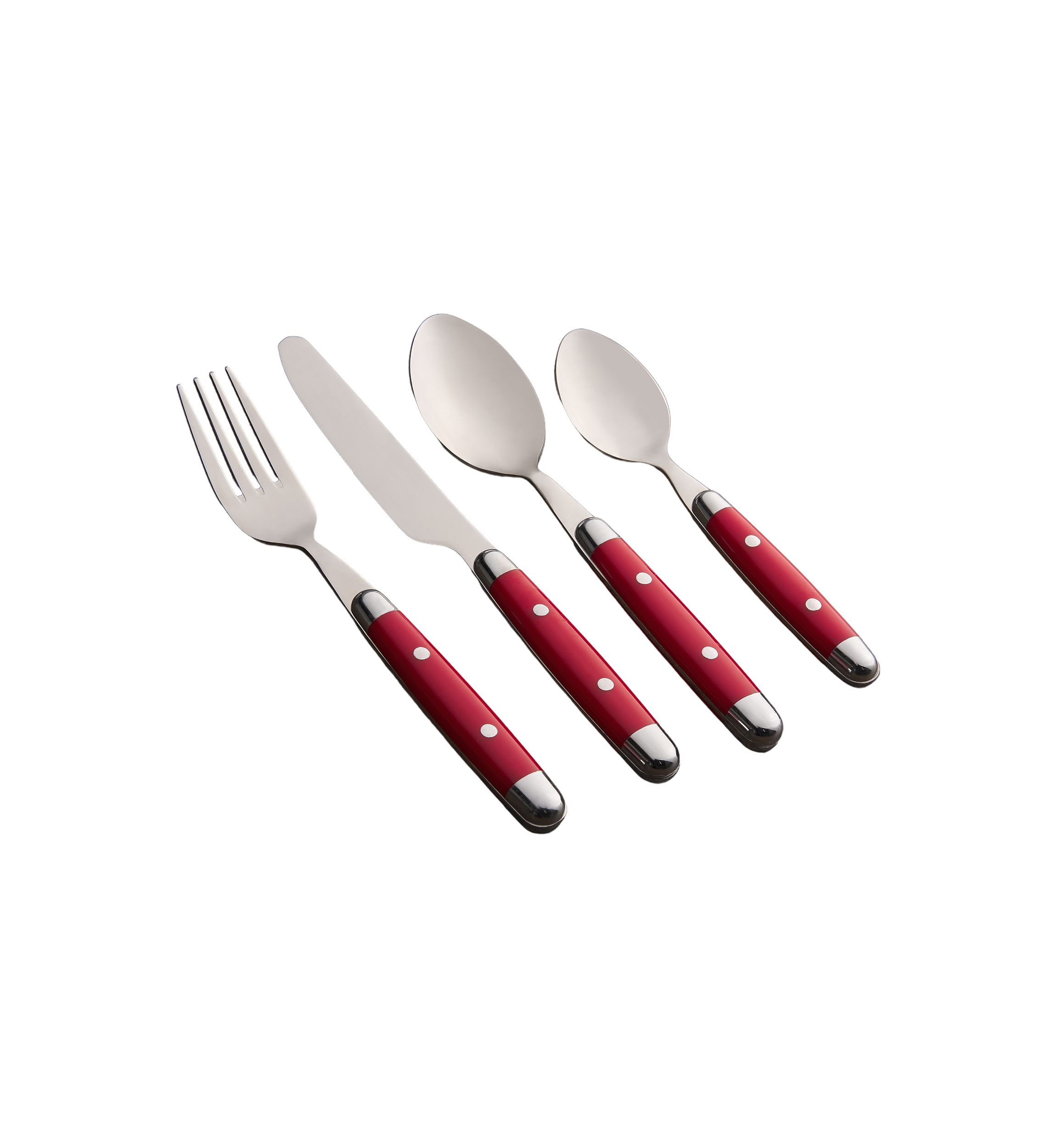 Jubilee Red 16-Piece Flatware Set, Service for 4