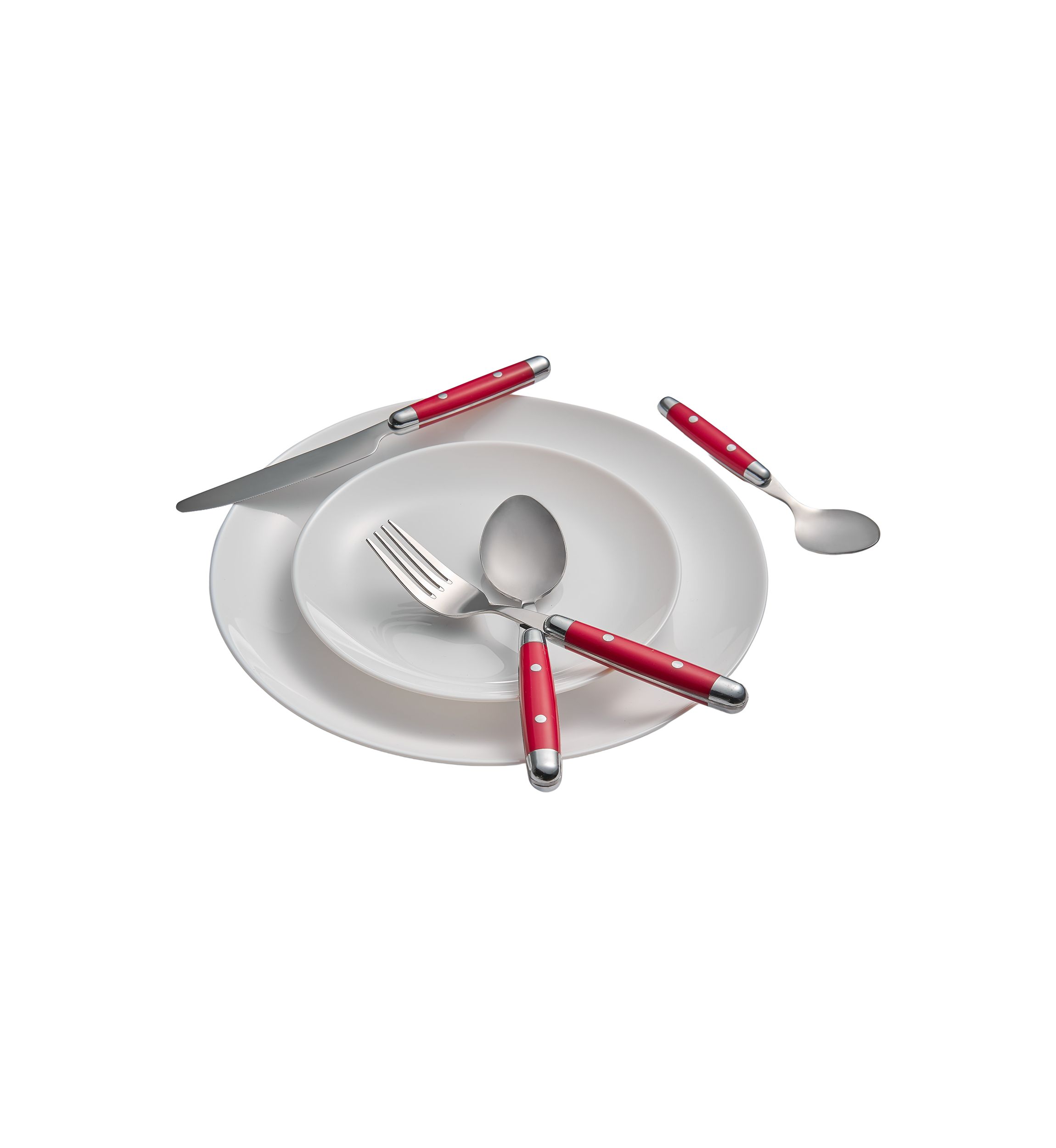 Jubilee Red 16-Piece Flatware Set, Service for 4