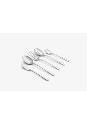 Cambridge 45 - Piece Beacon Satin Flatware Set - (Black)